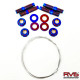RV6 Titanium Downpipe Stud Kit M10x1.25 Titanium (4) with Safety Wire FK8 / FL5 RV6 Titanium Downpipe Stud Kit M10x1.25 Titanium (4) with Safety Wire FK8 / FL5
